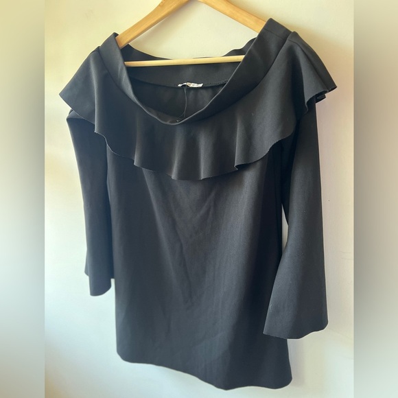 Zara Off the Shoulders Ruffle Dress M - Picture 2 of 7